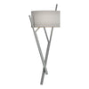 Hubbardton Forge Vintage Platinum Natural Anna Shade (Sf) Arbo Sconce