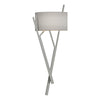 Hubbardton Forge Sterling Natural Anna Shade (Sf) Arbo Sconce