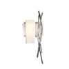 Hubbardton Forge Sterling Opal Glass (Gg) Brindille Sconce
