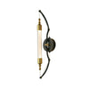 Hubbardton Forge Black With Brass Accents Clear Glass With Frosted Diffuser (Ye) Otto Sconce