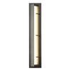 Hubbardton Forge Dark Smoke Clear Glass (Zm) Wedge Led Sconce