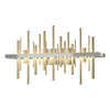 Hubbardton Forge Sterling Soft Gold Cityscape Led Sconce
