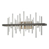 Hubbardton Forge Natural Iron Sterling Cityscape Led Sconce