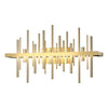 Hubbardton Forge Modern Brass Soft Gold Cityscape Led Sconce