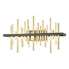 Hubbardton Forge Natural Iron Modern Brass Cityscape Led Sconce