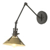 Hubbardton Forge Natural Iron Modern Brass Henry Sconce