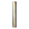 Hubbardton Forge Vintage Platinum Ivory Art Glass (Cc) Gallery Small Sconce