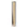 Hubbardton Forge Sterling Amber Glass (Ff) Gallery Small Sconce