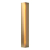 Hubbardton Forge Modern Brass Amber Glass (Ff) Gallery Small Sconce