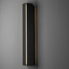 Hubbardton Forge Black Ivory Art Glass (Cc) Gallery Led Sconce