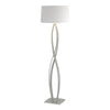 Hubbardton Forge Vintage Platinum Natural Anna Shade (Sf) Almost Infinity Floor Lamp