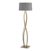 Hubbardton Forge Soft Gold Medium Grey Shade (Sl) Almost Infinity Floor Lamp