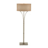 Hubbardton Forge Soft Gold Doeskin Suede Shade (Sb) Contemporary Formae Floor Lamp