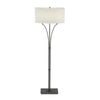 Hubbardton Forge Natural Iron Light Grey Shade (Sj) Contemporary Formae Floor Lamp