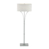 Hubbardton Forge Vintage Platinum Light Grey Shade (Sj) Contemporary Formae Floor Lamp