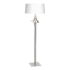 Hubbardton Forge Vintage Platinum Natural Anna Shade (Sf) Antasia Floor Lamp