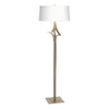 Hubbardton Forge Soft Gold Natural Anna Shade (Sf) Antasia Floor Lamp