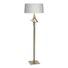 Hubbardton Forge Soft Gold Light Grey Shade (Sj) Antasia Floor Lamp