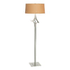 Hubbardton Forge Sterling Doeskin Suede Shade (Sb) Antasia Floor Lamp