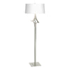 Hubbardton Forge Sterling Natural Anna Shade (Sf) Antasia Floor Lamp