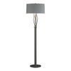 Hubbardton Forge Natural Iron Medium Grey Shade (Sl) Brindille Floor Lamp