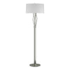 Hubbardton Forge Sterling Natural Anna Shade (Sf) Brindille Floor Lamp