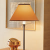 Hubbardton Forge Natural Iron Doeskin Suede Shade (Sb) Simple Lines Floor Lamp