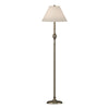 Hubbardton Forge Soft Gold Natural Linen Shade (Sa) Twist Basket Floor Lamp