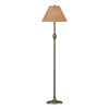 Hubbardton Forge Soft Gold Doeskin Suede Shade (Sb) Twist Basket Floor Lamp