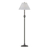 Hubbardton Forge Natural Iron Light Grey Shade (Sj) Twist Basket Floor Lamp