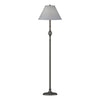 Hubbardton Forge Natural Iron Medium Grey Shade (Sl) Twist Basket Floor Lamp