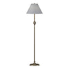 Hubbardton Forge Soft Gold Medium Grey Shade (Sl) Twist Basket Floor Lamp