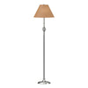 Hubbardton Forge Sterling Doeskin Suede Shade (Sb) Twist Basket Floor Lamp