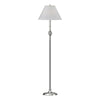 Hubbardton Forge Sterling Light Grey Shade (Sj) Twist Basket Floor Lamp