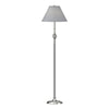 Hubbardton Forge Sterling Medium Grey Shade (Sl) Twist Basket Floor Lamp