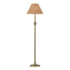 Hubbardton Forge Modern Brass Doeskin Suede Shade (Sb) Twist Basket Floor Lamp