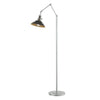 Hubbardton Forge Vintage Platinum Black Henry Floor Lamp