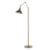 Hubbardton Forge Soft Gold Black Henry Floor Lamp