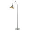 Hubbardton Forge Vintage Platinum Soft Gold Henry Floor Lamp