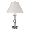 Hubbardton Forge Sterling Natural Anna Shade (Sf) Twist Basket Table Lamp