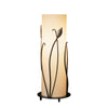 Hubbardton Forge Natural Iron Opal Glass (Gg) Forged Leaves Table Lamp