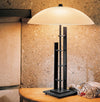 Hubbardton Forge Black Opal Glass (Gg) Metra Double Table Lamp