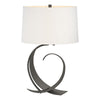 Hubbardton Forge Natural Iron Natural Anna Shade (Sf) Fullered Impressions Table Lamp