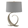 Hubbardton Forge Soft Gold Medium Grey Shade (Sl) Fullered Impressions Table Lamp