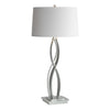 Hubbardton Forge Vintage Platinum Natural Anna Shade (Sf) Almost Infinity Table Lamp