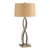 Hubbardton Forge Soft Gold Doeskin Suede Shade (Sb) Almost Infinity Table Lamp