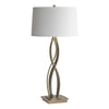 Hubbardton Forge Soft Gold Natural Anna Shade (Sf) Almost Infinity Table Lamp