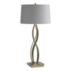 Hubbardton Forge Soft Gold Medium Grey Shade (Sl) Almost Infinity Table Lamp