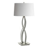 Hubbardton Forge Sterling Natural Anna Shade (Sf) Almost Infinity Table Lamp