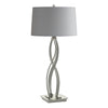 Hubbardton Forge Sterling Medium Grey Shade (Sl) Almost Infinity Table Lamp